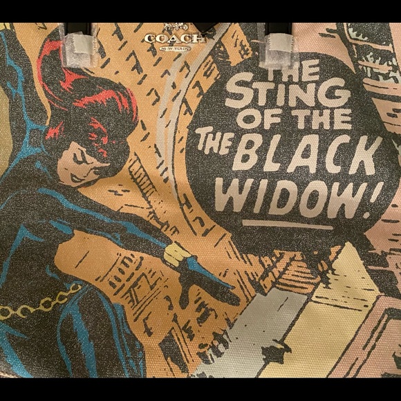 NWT! Coach RARE Marvel Black Widow collector 3 set- drop price ! FINAL - Picture 3 of 15